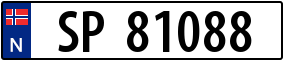 Truck License Plate
